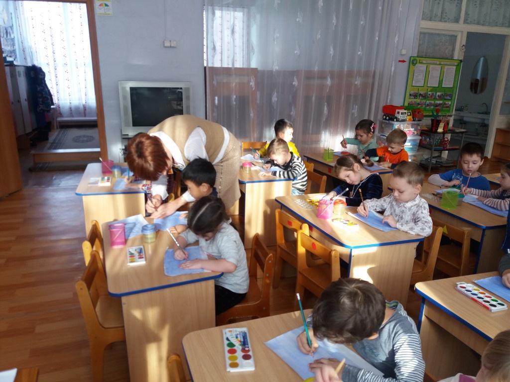Старшая группа рисование